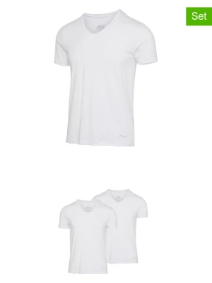 Fila Koszulki (2 szt.) w kolorze białym rozmiar: XL