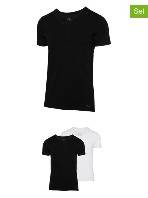 Fila Koszulki (2 szt.) w kolorze czarnym i białym rozmiar: XL