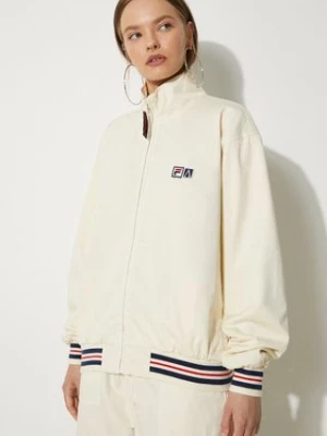 Fila kurtka bawełniana Fila x Aries Track Jacket kolor beżowy przejściowa oversize 42PS24JA010122690269