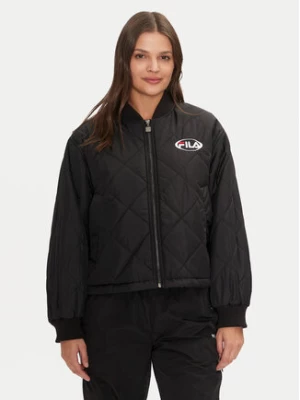 Fila Kurtka bomber Lunde FAW0896 Czarny Loose Fit