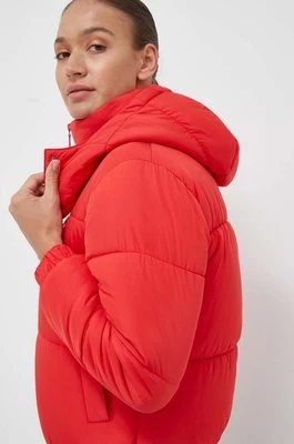 Fila kurtka damska kolor czerwony zimowa