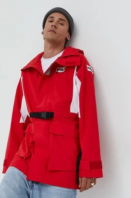 Fila kurtka przeciwdeszczowa męska kolor czerwony przejściowa