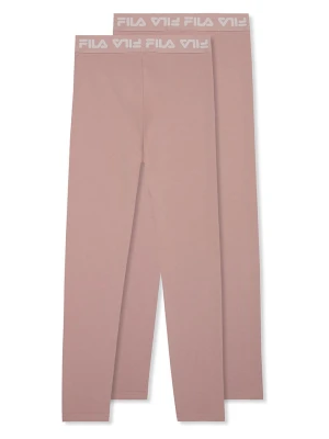 Fila Legginsy (2 pary) "Zelata" w kolorze jasnoróżowym rozmiar: 170/176