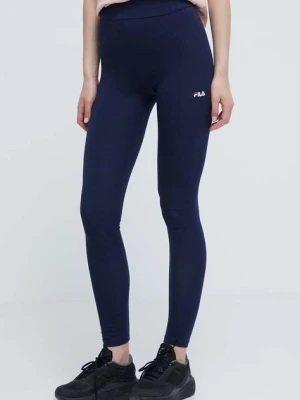 Fila legginsy Benndorf damskie kolor granatowy gładkie FAW0456