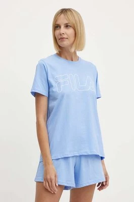 Fila piżama bawełniana kolor niebieski bawełniana FPS4177