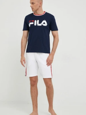 Fila piżama męska kolor granatowy z nadrukiem
