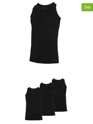 Fila Podkoszulki (3 szt.) w kolorze czarnym rozmiar: S