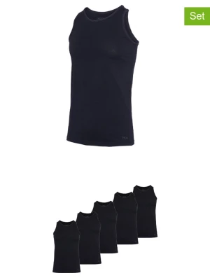 Fila Podkoszulki (5 szt.) w kolorze czarnym rozmiar: XL