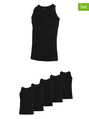 Fila Podkoszulki (5 szt.) w kolorze czarnym rozmiar: M