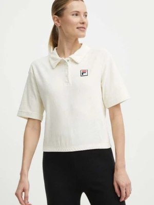 Fila polo bawełniane Lusaka kolor beżowy FAW0753