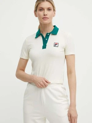 Fila polo Looknow damski kolor beżowy FAW0743