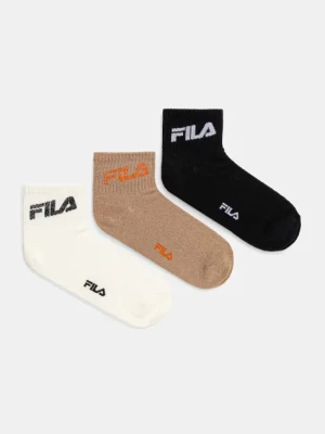Fila skarpetki 3-pack damskie kolor beżowy F6789