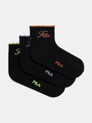 Fila skarpetki 3-pack damskie kolor czarny F6787
