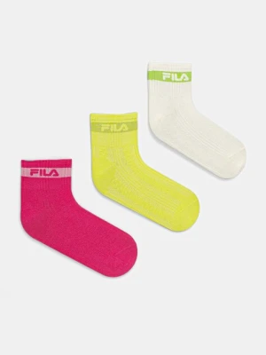 Fila skarpetki 3-pack damskie kolor zielony F6798