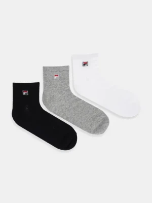 Fila Skarpetki (3 pack) męskie kolor szary