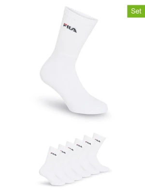 Fila Skarpety (6 par) w kolorze białym do tenisa rozmiar: 43-46