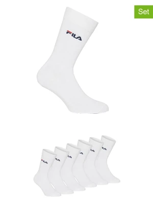 Fila Skarpety (6 par) w kolorze białym rozmiar: 35-38