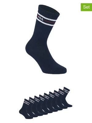 Fila Skarpety (9 par) w kolorze granatowym rozmiar: 43-46