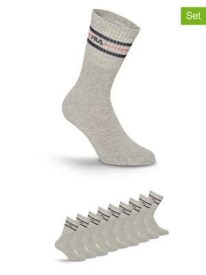 Fila Skarpety (9 par) w kolorze szarym rozmiar: 39-42