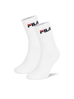Fila Skarpety długie F4401-AW24 (2-pack) Biały
