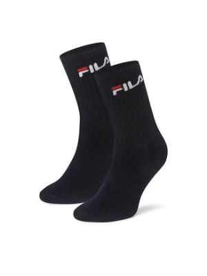 Fila Skarpety długie F4401-AW24 (2-pack) Czarny