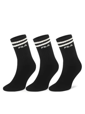Fila Skarpety długie F5603-AW24 (3-pack) Czarny