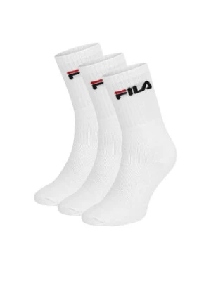Fila Skarpety długie F9505-AW24 (3-pack) Biały