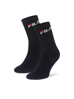 Fila Skarpety Wysokie Męskie F4401-AW24 (2-pack) Czarny