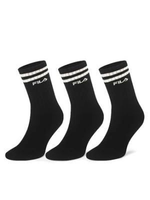 Fila Skarpety Wysokie Męskie F5603-AW24 (3-pack) Czarny