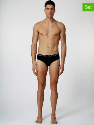 Fila Slipy (2 pary) w kolorze czarnym rozmiar: M