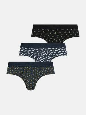 Fila slipy męskie bawełniane z elastanem 3-pack