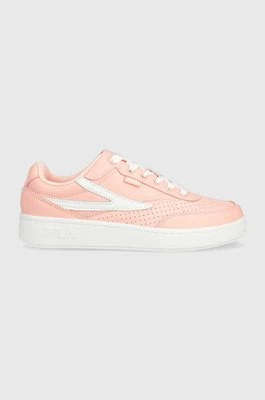 Fila sneakersy skórzane SEVARO kolor różowy
