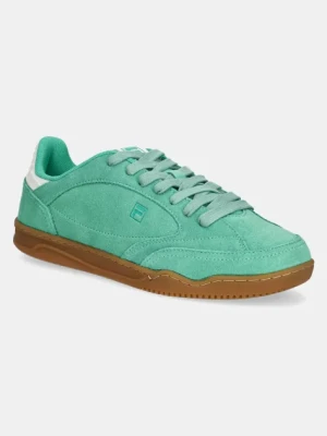 Fila sneakersy zamszowe Slantshot męskie kolor zielony FFM0415