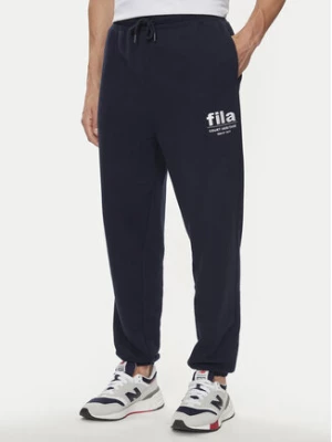 Fila Spodnie dresowe FAM0647 Granatowy Regular Fit