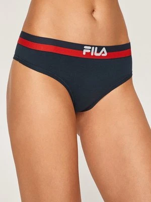 Fila stringi kolor granatowy