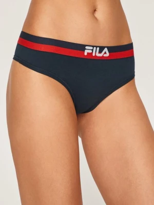 Fila stringi kolor granatowy