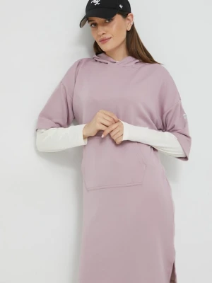 Fila sukienka kolor różowy midi oversize