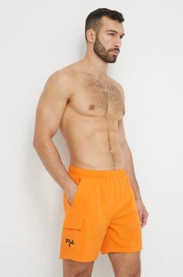 Fila szorty kąpielowe kolor pomarańczowy
