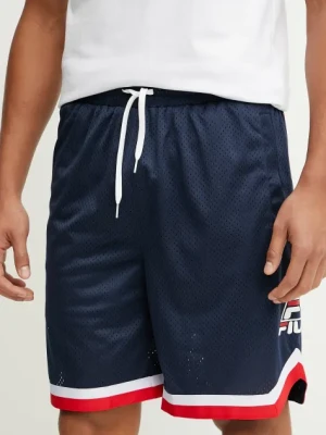 Fila szorty Lommel męskie kolor granatowy FAM0920