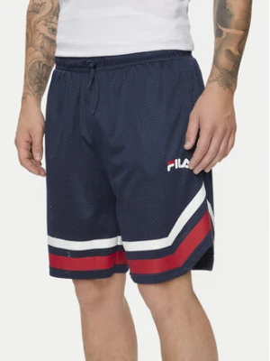 Fila Szorty sportowe FAM0651 Granatowy Regular Fit