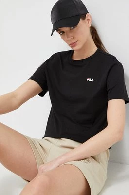 Fila t-shirt bawełniany 2-pack Bari kolor czarny FAW0139