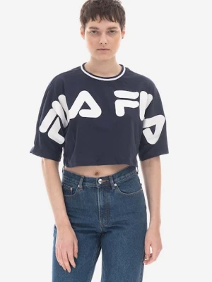 Fila t-shirt bawełniany Barr Cropped Wide Tee