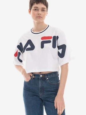 Zdjęcie produktu Fila t-shirt bawełniany Barr Cropped Wide Tee