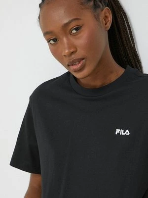 Fila t-shirt bawełniany Biendorf kolor czarny FAW0452