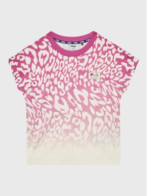 Fila T-Shirt Beverstedt FAT0122 Różowy Regular Fit
