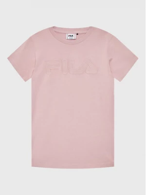 Fila T-Shirt Buek FAT0201 Różowy Regular Fit
