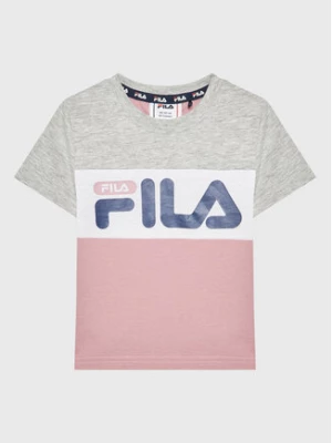 Fila T-Shirt College Station FAK0063 Różowy Regular Fit