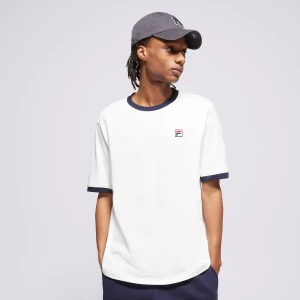 Fila T-Shirt Contrast Rib Tee biały