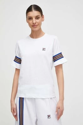 Fila t-shirt damski kolor biały TW411140