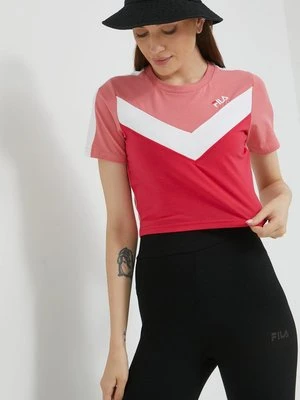 Fila t-shirt damski kolor różowy